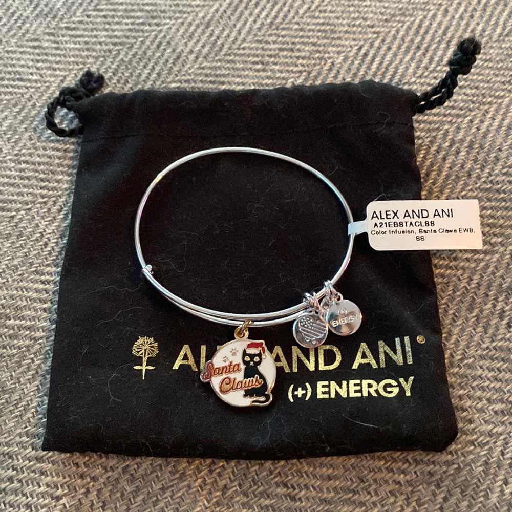 New with tags Alex and Ani Santa Claws bracelet